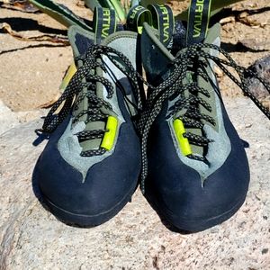 La Sportiva TC Pro climbing shoes USW 5.5 Sage Green